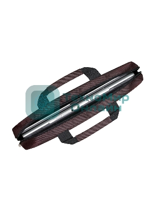 Сумка для ноутбука ExeGate EX212308RUS Start S15 Charcoal, темно-коричневая, полиэстер, для ноутбуков до 15.6