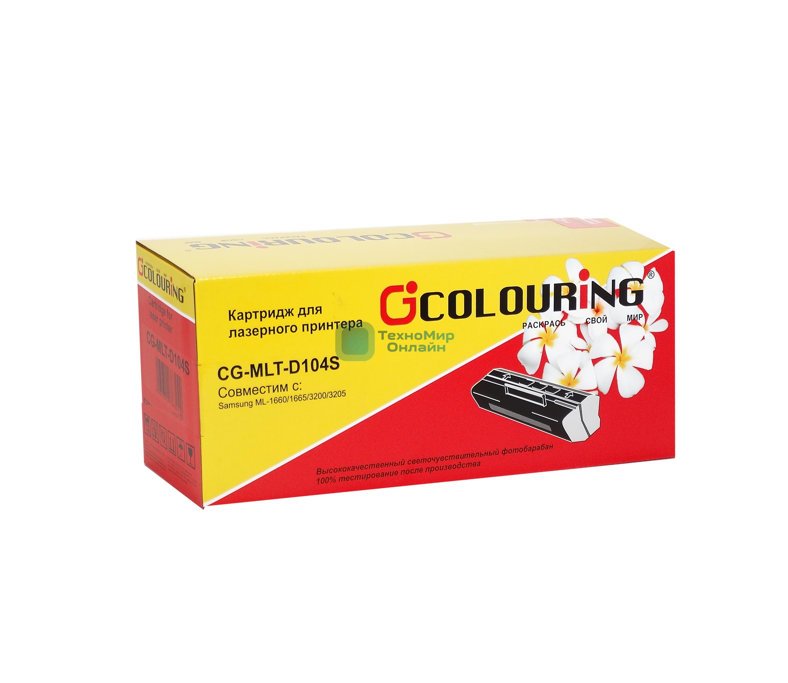 Картридж лазерный Colouring CG-MLT-D104S черный (1500 стр.) для Samsung ML-1666/1660/1661/1665/1676/1670/1673/1674/1678/1860/1861/1865W/SCX3201/3206/3217/3218/3200/SCX-3205w