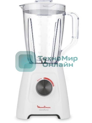Блендер стационарный Moulinex LM420110 400 Вт, белый