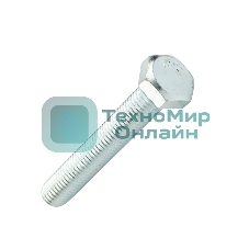 Болт шестигранный Kranz DIN 933, 8х55, короб (20 шт./уп.)