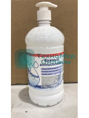 Гель-антисептик для рук, флакон с дозатором 1л (1/6)
