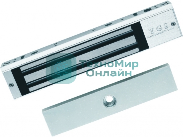 Замок электромагнитный Hikvision DS-K4H258S сталь серебристый