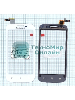 Сенсорное стекло (тачскрин) для Lenovo A760, белое
