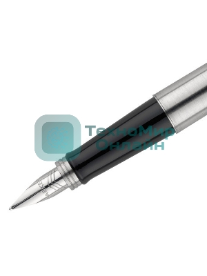 Ручка перьевая Parker Jotter Core F61 (2031012) Stainless Steel CT, M, сталь нержавеющая, блистер