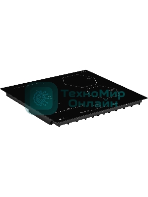 Индукционная варочная панель Monsher MHI 6016, индукция, инвертер, 60 см, 9 уровней мощности, бустер, Stop and Go, автоматическое отключение, таймер, индикатор остаточного тепла, сенсорное/слайдерное управление, черный