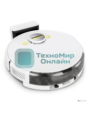 Робот-пылесос Karcher RCV 5 1.269-640.0 белый/белый 5200 мAч, Li-Ion, сухая/влажная уборка, контейнер 0.33 л