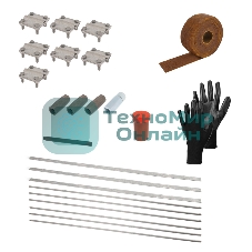 Комплект заземления Rexant с заострением 3х3м