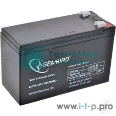 Батарея для ИБП Gembird Аккумулятор для Источников Бесперебойного Питания BAT-12V7.5AH