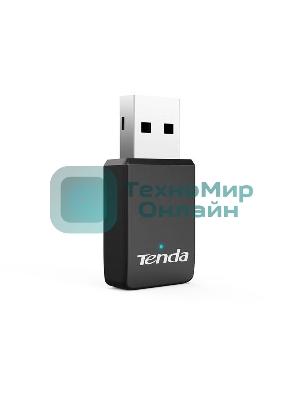 Сетевой адаптер Wi-Fi Tenda WiFi Adapter USB U9 (USB2.0, WLAN 650Mbps, 802.11ac) 1x int Antenna