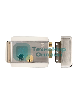 Замок электромеханический накладной универсальныйSC-20, с возможностью блокировки кнопки открывания