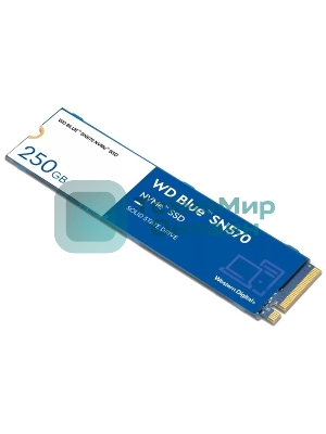 Накопитель SSD WD 250Gb, PCIe 3.0 x4, M.2 2280, Blue SN570 NVMe, R/W 3300/1200
