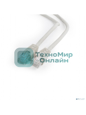 Патч-корд UTP Cablexpert cat.6, 0.5м, литой, многожильный, серый