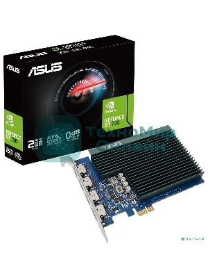 Видеокарта Asus GT730-4H-SL-2GD5 NVIDIA GeForce GT 730 2Gb GDDR5 902/5010 HDMIx4 HDCP Ret