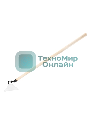 Мотыга Сибртех нержавеющая сталь, 220х85х1300 мм, деревянный черенок