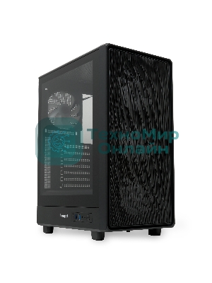 Компьютерный корпус HSPD M510, Mesh Mid Tower, черный, TG, 0.5 SPCC, 4x120мм ARGB ATX, mATX, mITX 180/280/160мм 1x2.5