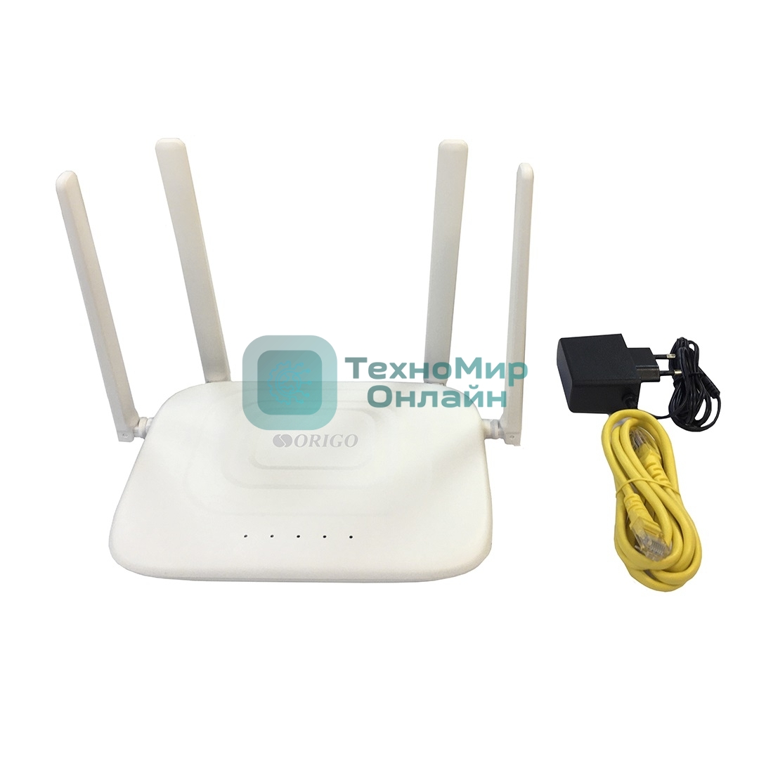 Беспроводной двухдиапазонный маршрутизатор AC1200, 1x1000Base-T WAN, 3x1000Base-T LAN, 4 внешние антенны 5 dBi