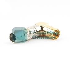 Разъем Cablexpert TVPL-08,TV (мама) позолоченный, латунь OD8.5, 90 градусов, блистер