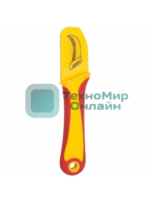 Нож монтажника Rexant нержавеющая сталь, изогнутое лезвие