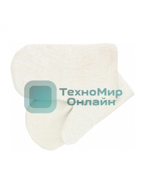 Рукавицы специальные Сибртех х/б с двойным наладонником, 1 размер