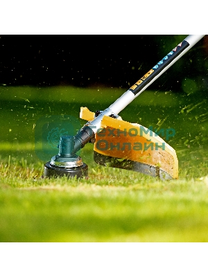 Триммер бензиновый Denzel DTL-52, 52 см3, неразъемная штанга, состоит из 2 частей