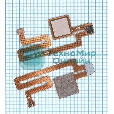 Шлейф со сканером отпечатка пальца для Xiaomi Mi Max золотой