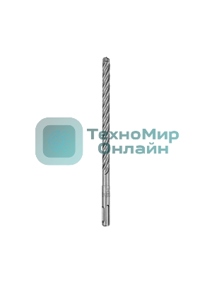 Бур по бетону Kranz SUPER 10x210 мм, профессиональный, цельная крестовая пластина, SDS PLUS