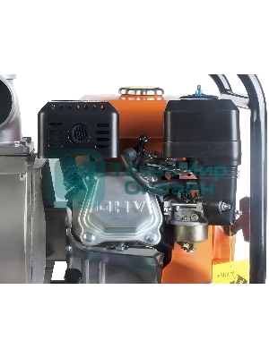 Бензиновая мотопомпа 7лс, 4-х тактн,1000л/мин,ЧИСТАЯ, напор 34м,бак 3,3л, d=80мм,Sturm! BP87101