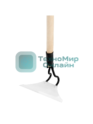 Мотыга Сибртех нержавеющая сталь, 220х85х1300 мм, деревянный черенок