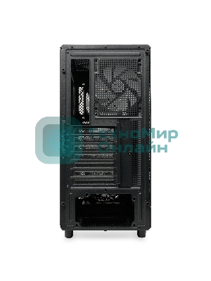 Компьютерный корпус HSPD M510, Mesh Mid Tower, черный, TG, 0.5 SPCC, 4x120мм ARGB ATX, mATX, mITX 180/280/160мм 1x2.5