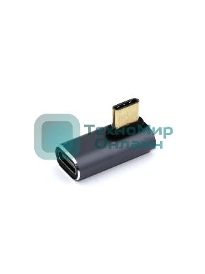 Переходник USB 4 Type-C мама-папа угловой тип 1