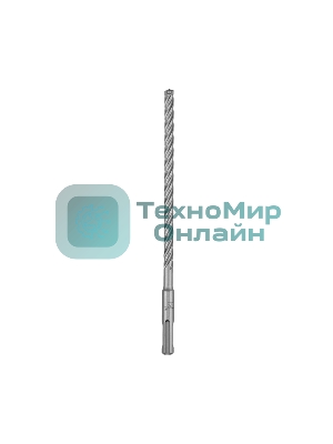 Бур по бетону Kranz SUPER 8x210 мм, профессиональный, цельная крестовая пластина, SDS PLUS