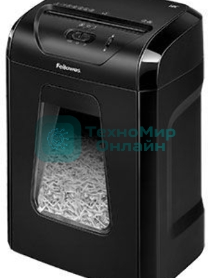 Шредер Fellowes PowerShred 12C FS-71201 DIN P-4, 4х40мм, 12лст., 18лтр.,Safety Lock