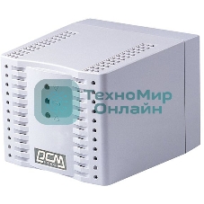 Стабилизатор напряжения Powercom Voltage Regulator, 2000VA, White, Schuko