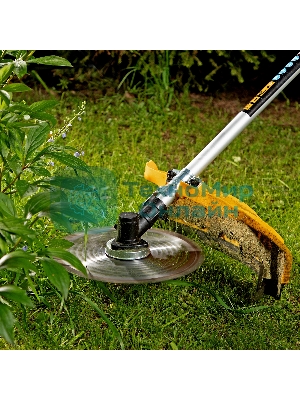 Триммер бензиновый Denzel DTL-52, 52 см3, неразъемная штанга, состоит из 2 частей