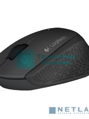 Мышь беспроводная Logitech M280 черный, 1000 dpi, радиоканал, USB, кнопки - 3