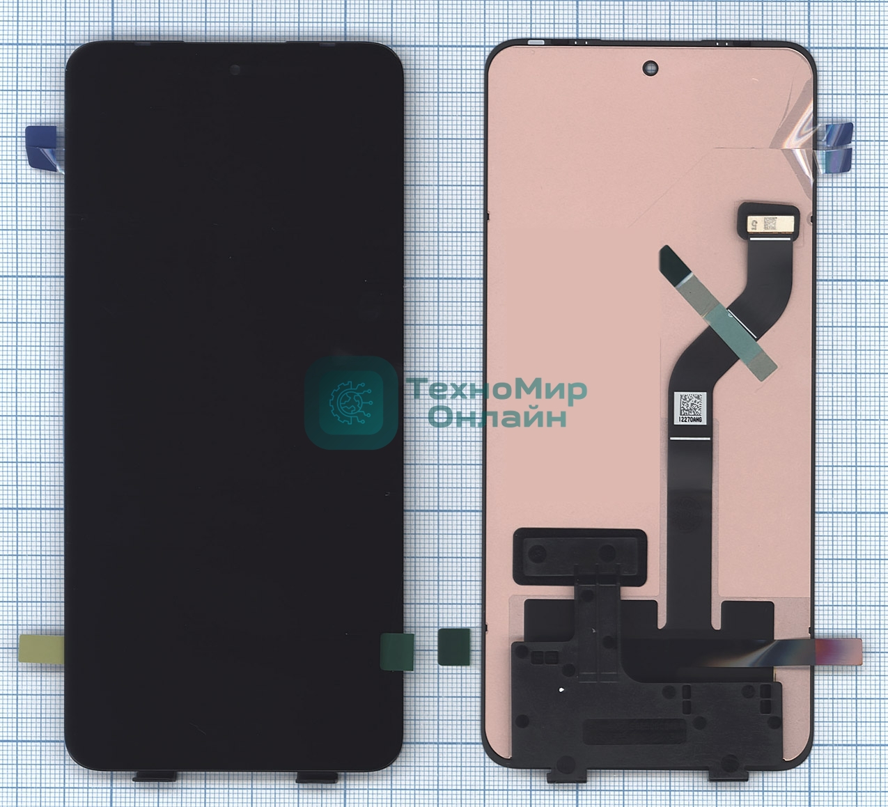 Дисплей для Xiaomi Xiaomi 12 Lite в сборе с тачскрином черный orig lcd