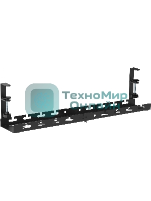 Кабель-канал Cactus CS-CM-700-1BK для столов 72.8x13x19см черный