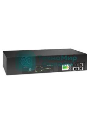 Стоечный переключатель нагрузки APC Rack Automatic Transfer Switch, 2U, 32A, 230V, 2 IEC 309 IN, 16 C13, 2 C19 OUT, 50/60 Hz