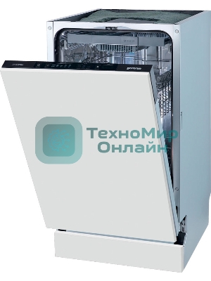 Встраиваемая посудомоечная машина GORENJE GV561D11 Встраиваемые ПММ шириной 45 см,Количество корзин:3,Бак из нержавеющей стали,Защита от перелива: Полный AquaStop,Расход воды на цикл: 9 л,Уровень шума: 45 дБ (А) относительно 1 пВт,Габаритные размеры (вхшхг): 81,5 × 44,8 × 55 см