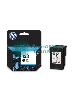 Картридж струйный HP 123 (F6V17AE) черный, 120 стр., для DeskJet 2130