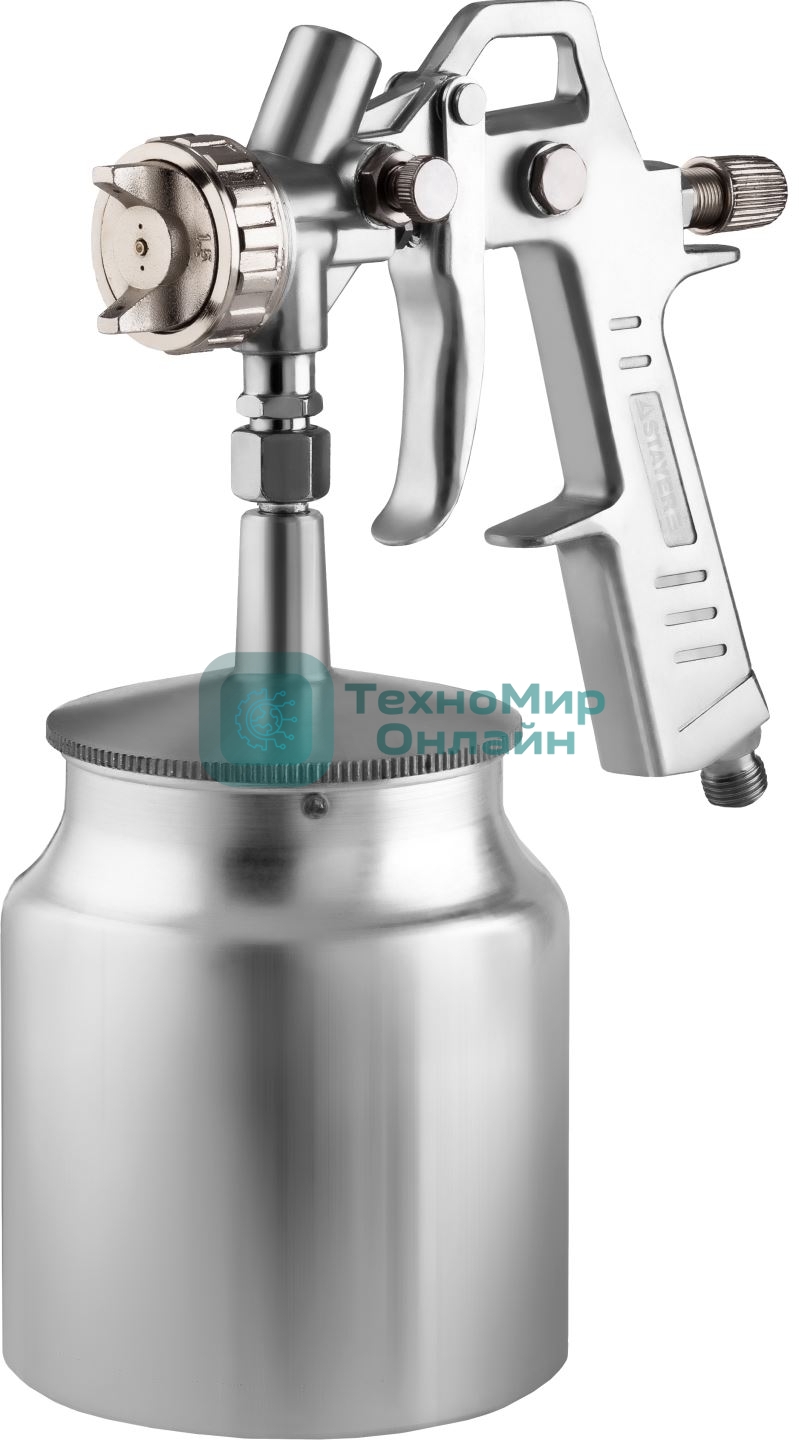 Краскопульт пневматический STAYER MASTER ORION 06472-1.5 HP, сопло: 1.5 мм, макс. 225 л/мин