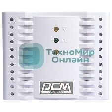  Стабилизатор напряжения Powercom Voltage Regulator, 2000VA, White, Schuko