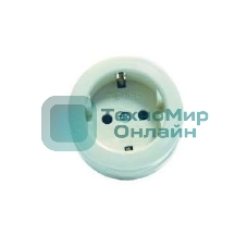 Розетка 1-м Makel ОП 16А IP20 кругл. с заземл.