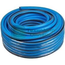 Шланг поливочный ПВХ усиленный премиум пищевой четырехслойн. армир. 3/4 25м син. Вихрь 73/7/2/11