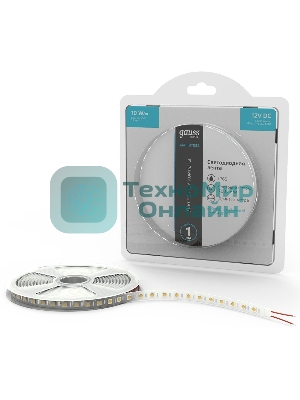 Лента светодиодная Basic Gauss 12V 10W/m 700lm/m 4000K IP65 LED 3m 1/100