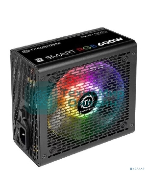 Блок питания Thermaltake Smart RGb (PS-SPR-0600NHSAWE-1), 600Вт, 80 PLUS, 120мм, черный