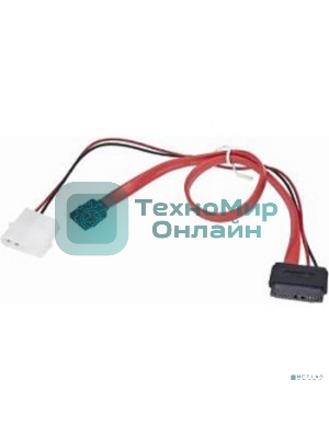 Кабель Gembird/Cablexpert Combo miniSATA, molex+SATA/miniSATA, 6pin+7pin, (длина инт-50 см, пит-30 см)