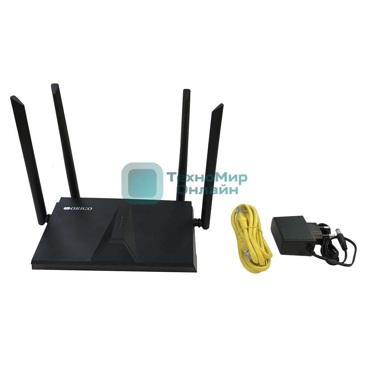 Двухдиапазонный Wi-Fi 6 маршрутизатор AX1800, 1x1000Base-T WAN, 3x1000Base-T LAN, 4 внешние антенны 5 dBi