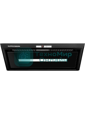 Вытяжка встраиваемая Kuppersberg Intro 60 Black черный, 54 см, 1500 куб. м/ч, 43 дБ