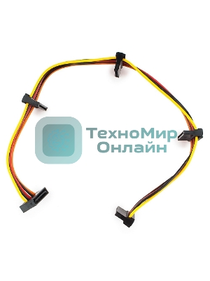 Кабель Cablexpert Кабеля питания SATA, 4x15pin(M)/15pin(F), 40 см (CC-SATAMF-03)